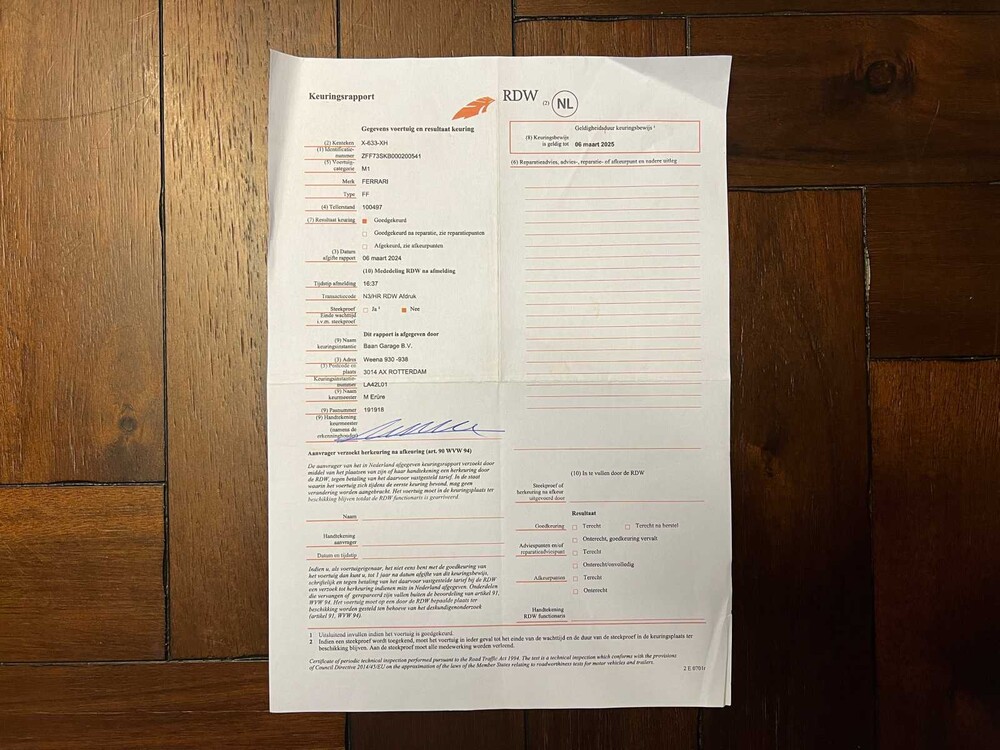 Ferrari FF 6.3 V12 661hp 2014, X-633-XH