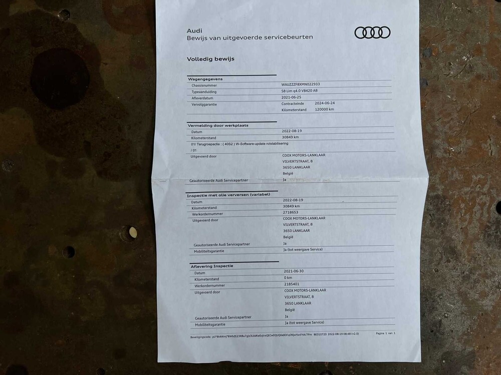 Audi S8 4.0 TFSI V8 Quattro S-Line 571PS 2021 NEU-MODELL