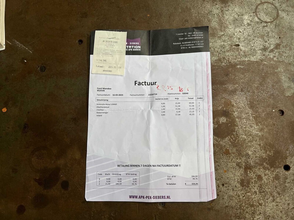 Ford Mondeo Kombi 1.8-16V Cool Edition 110PS 2002 ORIG-NL, 95-JV-UK