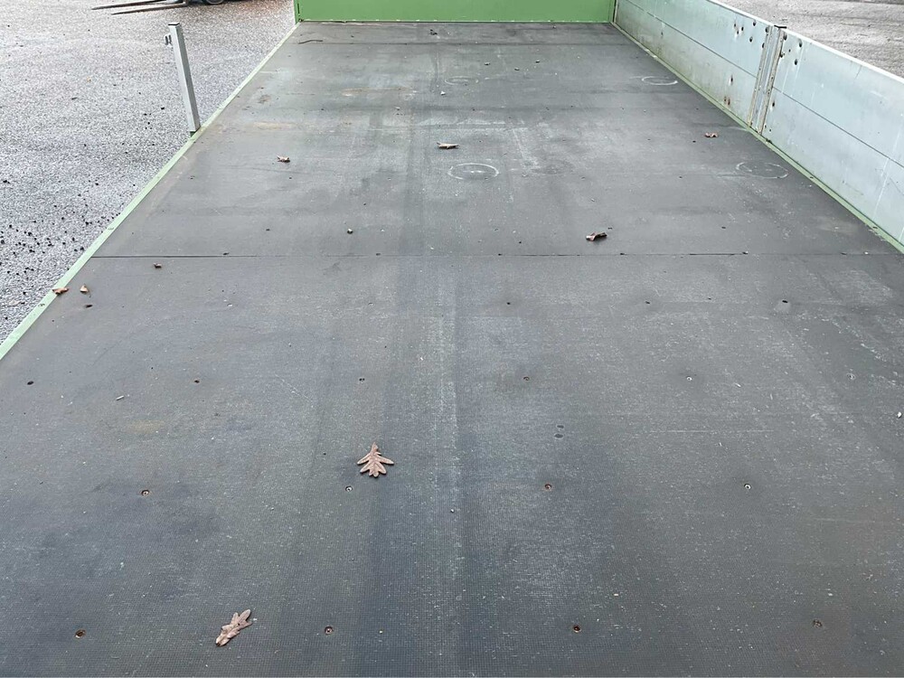 Meyvo OL55 2-Achs-Sattelauflieger BE mit einstellbarer Luftfederung und teilweise geschlossener Plane, OD-83-VD