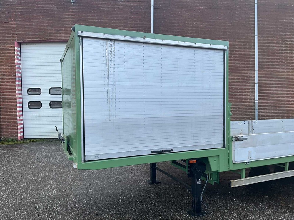 Meyvo OL55 2-Achs-Sattelauflieger BE mit einstellbarer Luftfederung und teilweise geschlossener Plane, OD-83-VD