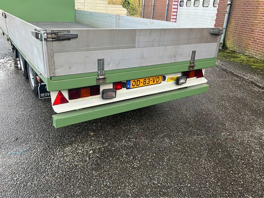 Meyvo OL55 2-axle semi-trailer BE with adjustable air suspension and partially closed tarpaulin, OD-83-VD