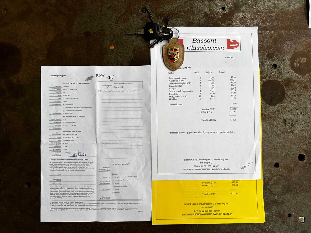 Porsche 911 Targa 3.2 231hp 1984, K-554-NB