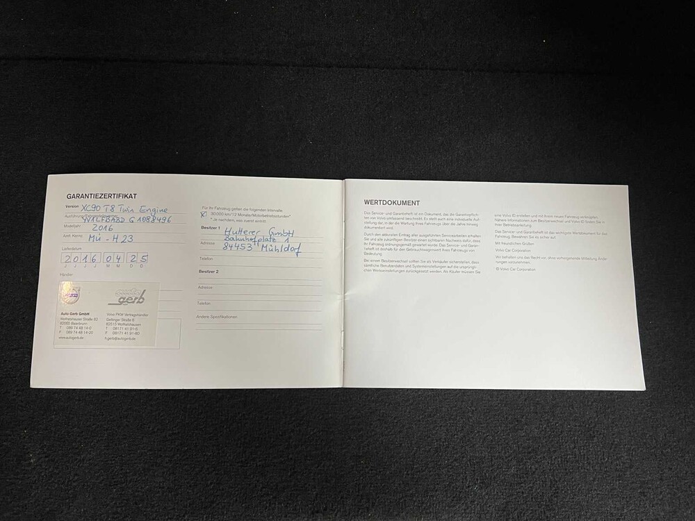 Volvo XC90 2.0 T8 Twin Engine AWD Aufschrift 320PS 2016 Plug-In, J-163-LJ