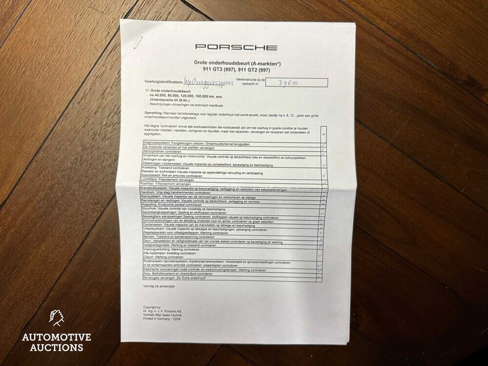 Porsche 911 GT3 RS 997 3.6 415PS -Schaltgetriebe- 2008 Sport-Chrono, 64-ZJ-BH -Youngtimer-