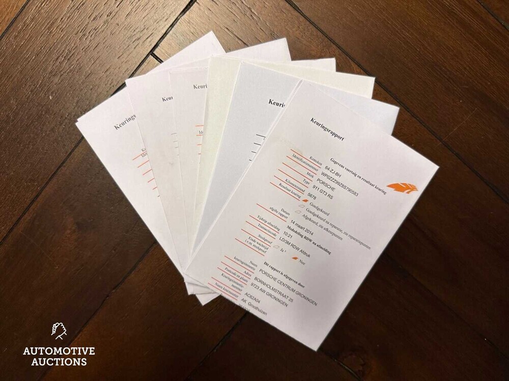 Porsche 911 GT3 RS 997 3.6 415PS -Schaltgetriebe- 2008 Sport-Chrono, 64-ZJ-BH -Youngtimer-