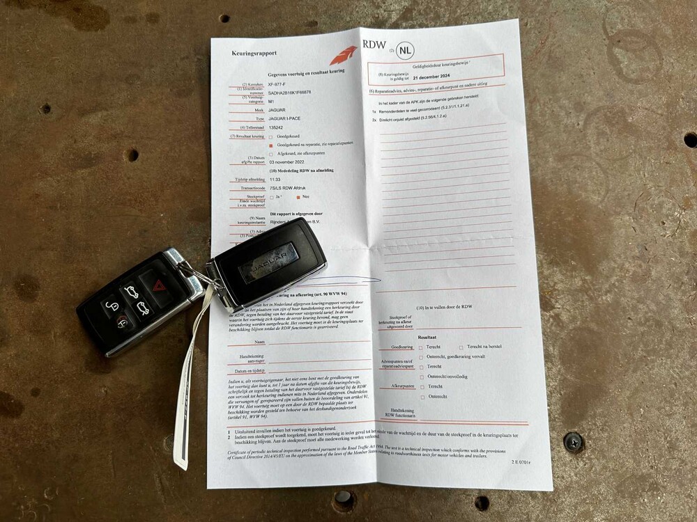 Jaguar I-PACE EV400 S 90 kWh 400PS 2018 (Original-UK), XF-977-F