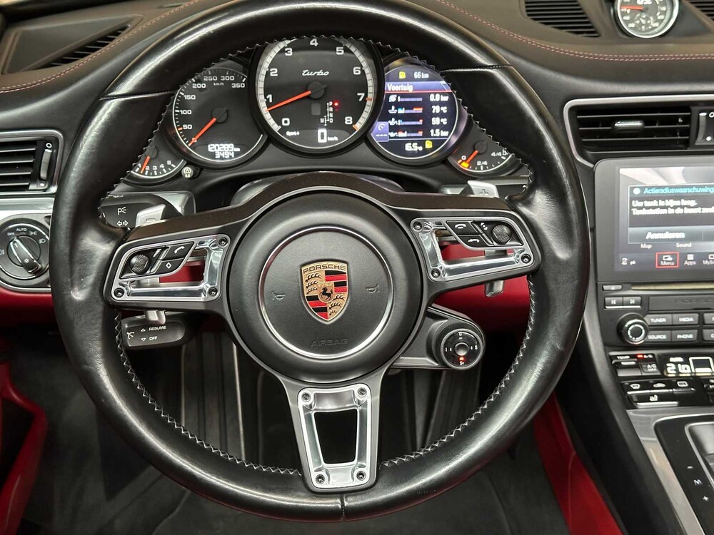 Porsche 911 Turbo 991 Cabriolet 3.8 Facelift 540pk 2017 (Origineel-NL) Sport-Chrono, NL-708-Z