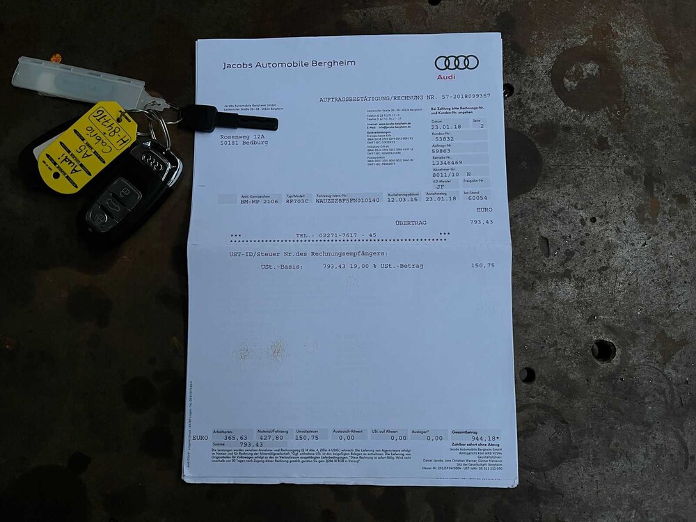 Audi A5 Cabriolet S-Line 1.8 TFSI Sport Edition Open Days 170PS 2015, H-847-TG