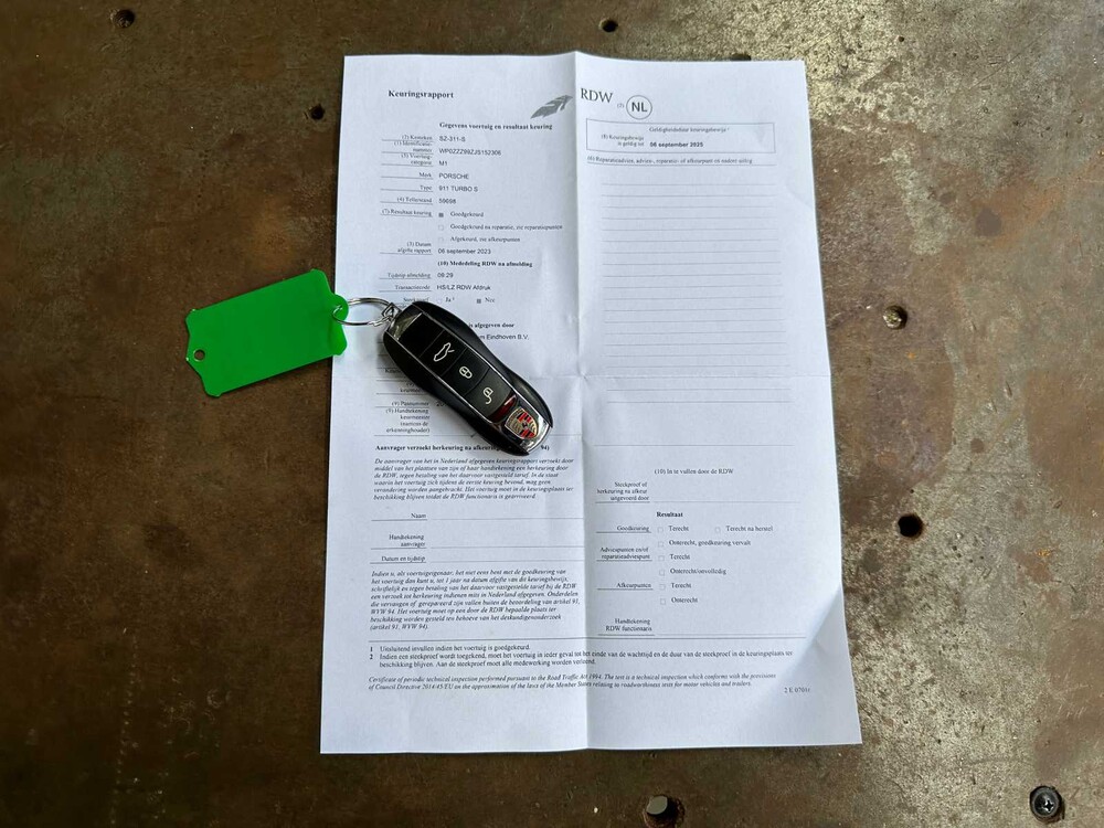 Porsche 911 Turbo S 992 3.6 Sport-Chrono 581PS -CARBON- 2018 (Original-GB), SZ-311-S