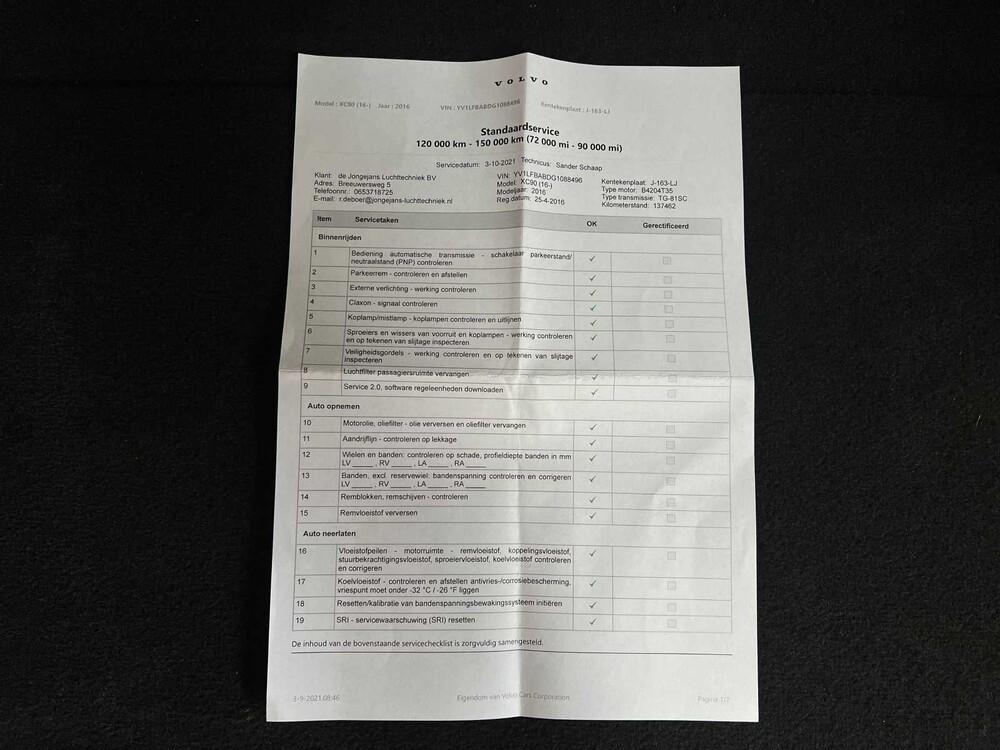 Volvo XC90 2.0 T8 Twin Engine AWD Aufschrift 320PS 2016 Plug-In, J-163-LJ