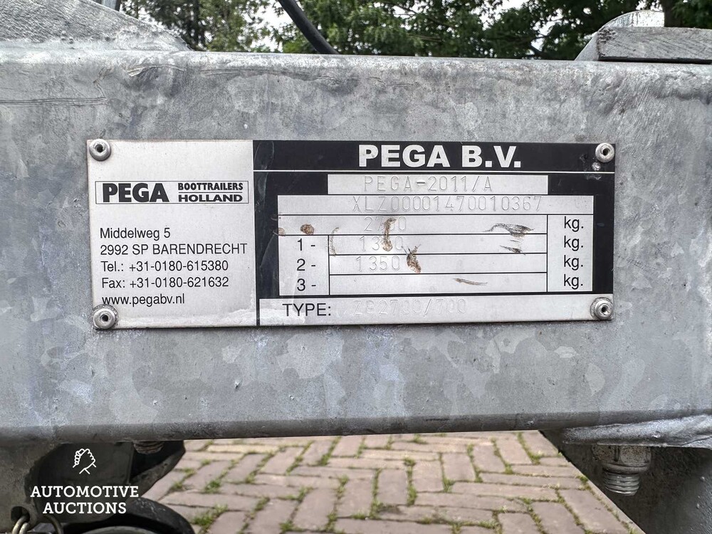 Pega ZB2700/700 Bootsanhänger, WX-TS-12