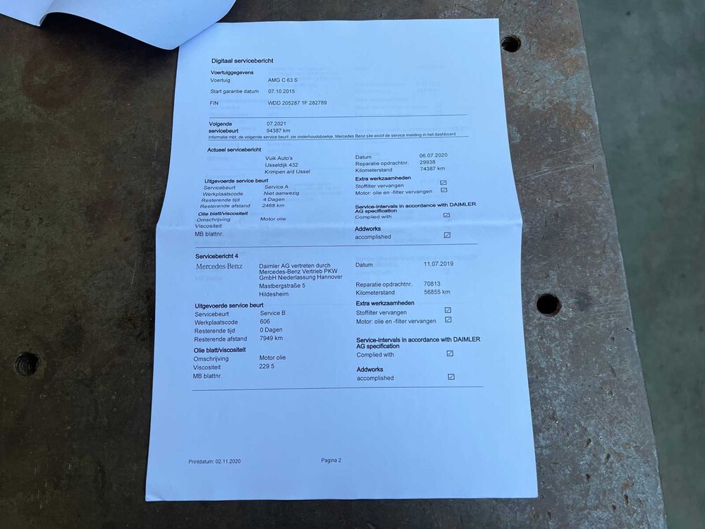 Mercedes-Benz C63s AMG Kombi Edition 1 4.0 V8 510PS 2015 C-Klasse, G-865-TH