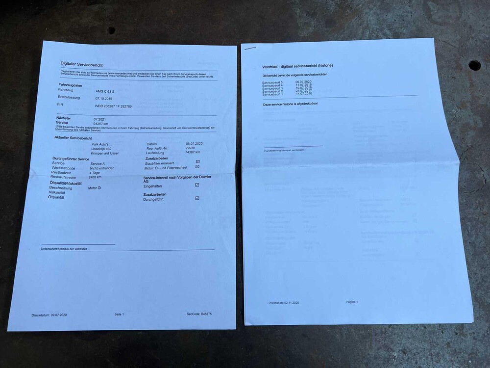 Mercedes-Benz C63s AMG Kombi Edition 1 4.0 V8 510PS 2015 C-Klasse, G-865-TH