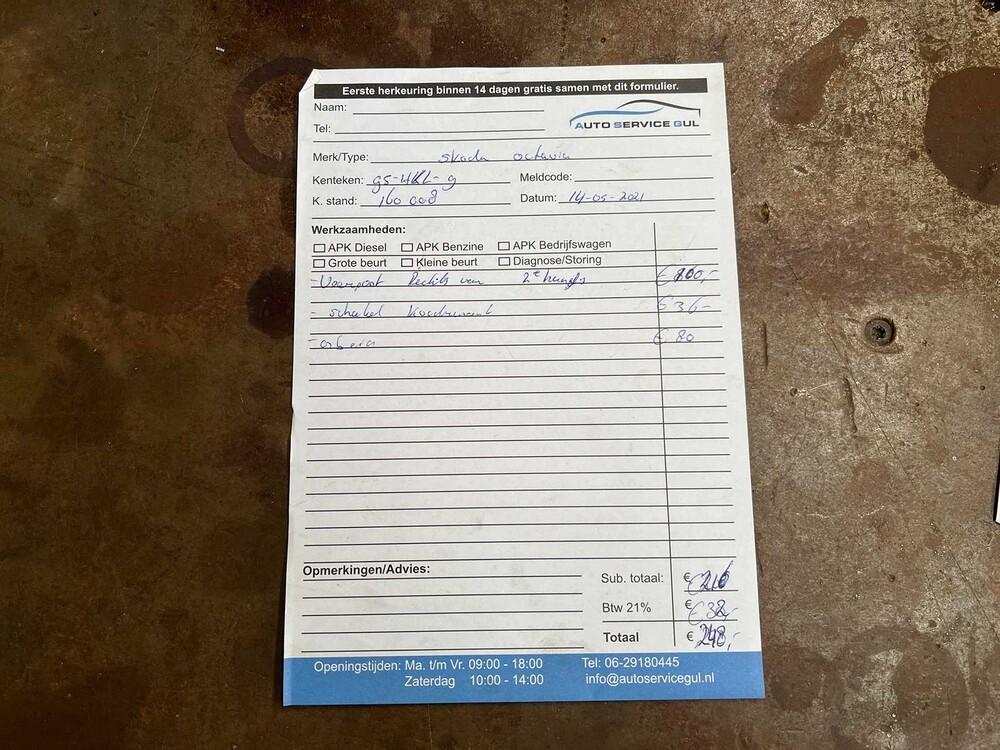 Skoda Octavia 1.6 Classic 102pk 2009 -Orig. NL-, 95-HKL-9