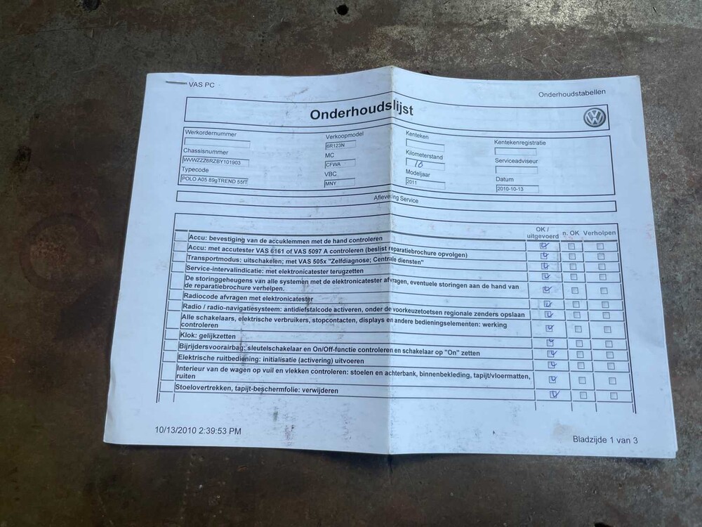 Volkswagen Polo 1.2 TDI Bl.M. Comfl. 75PS 2010 -Fertigmodell GB-, 50-NPB-8
