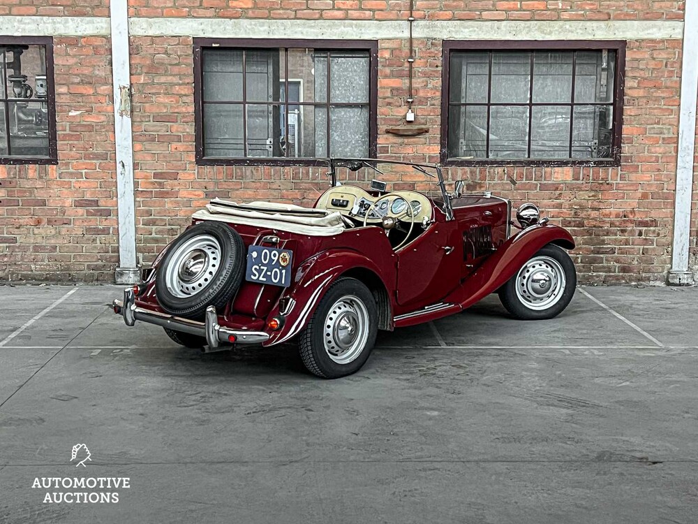 MG TD Cabriolet 54pk 1949, 09-SZ-01 Oldtimer