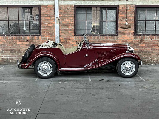 MG TD Cabriolet 54hp 1949, 09-SZ-01 Classic car