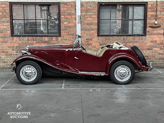 MG TD Cabriolet 54hp 1949, 09-SZ-01 Classic car