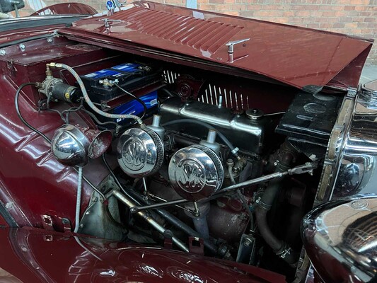 MG TD Cabriolet 54hp 1949, 09-SZ-01 Classic car