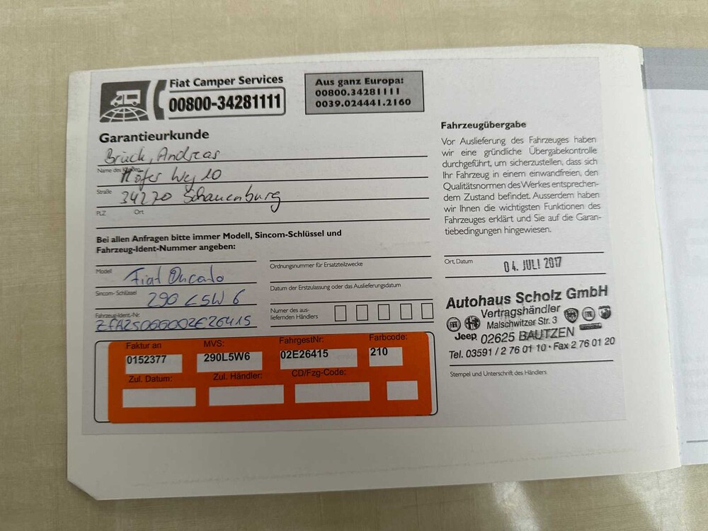 Fiat Carado T348 Ducato Camper 131PS 2018, P-411-LV