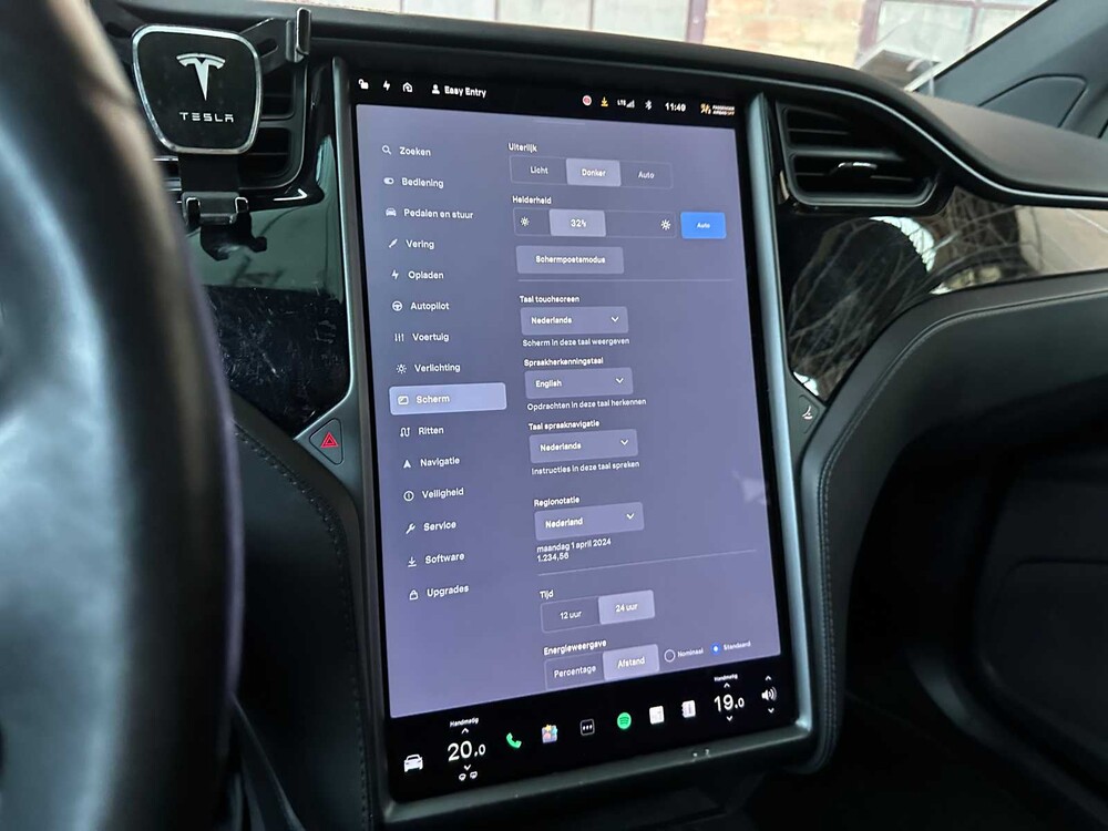 Tesla Model X Performance 612hp 2019 (Original-UK), ZH-744-N