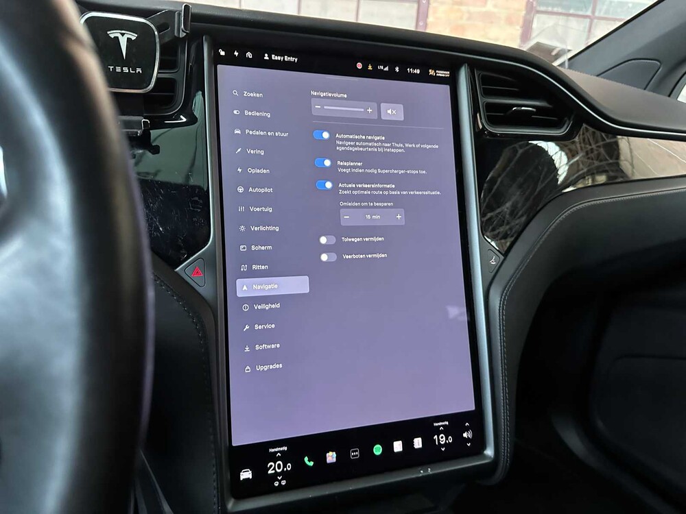 Tesla Model X Performance 612hp 2019 (Original-UK), ZH-744-N
