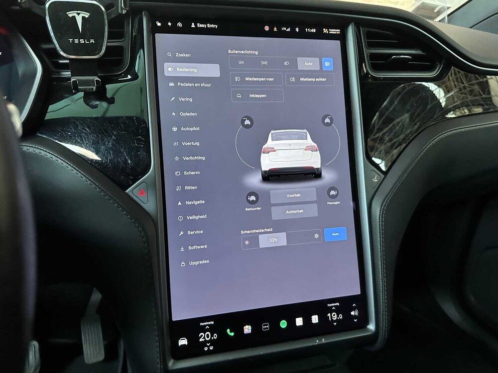 Tesla Model X Performance 612hp 2019 (Original-UK), ZH-744-N