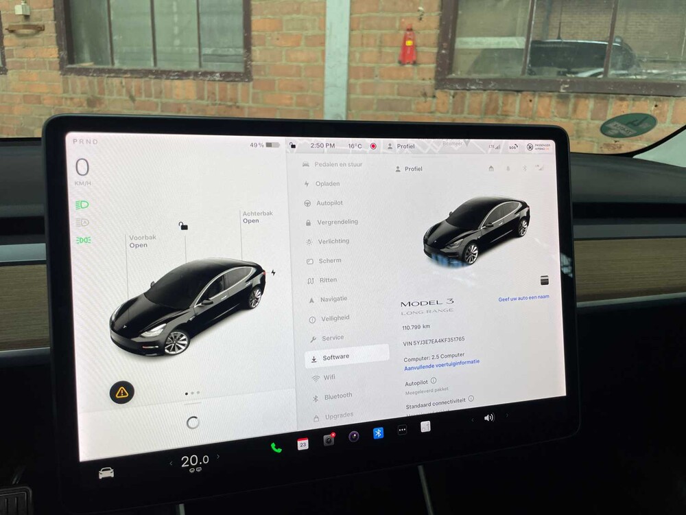 FOTOS! Tesla Model 3 Standard RWD Plus 60 kWh 238PS 2019 (Original-NL & 1. Besitzer), ZK-671-X