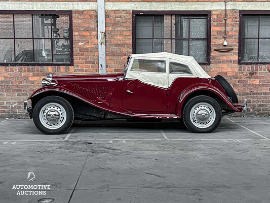 MG TD Cabriolet 54hp 1949, 09-SZ-01 Classic car