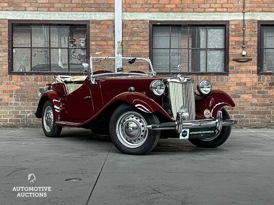 MG TD Cabriolet 54pk 1949, 09-SZ-01 Oldtimer