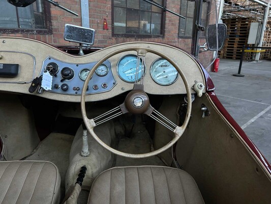 MG TD Cabriolet 54hp 1949, 09-SZ-01 Classic car