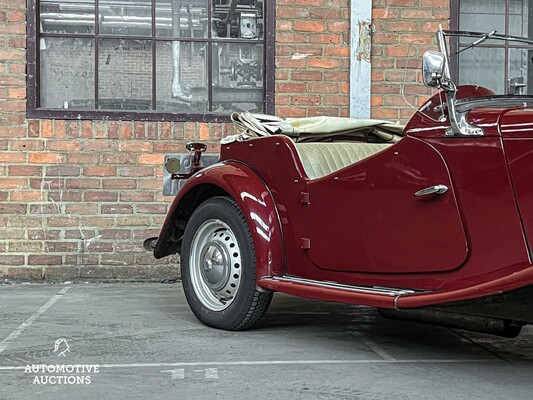 MG TD Cabriolet 54pk 1949, 09-SZ-01 Oldtimer