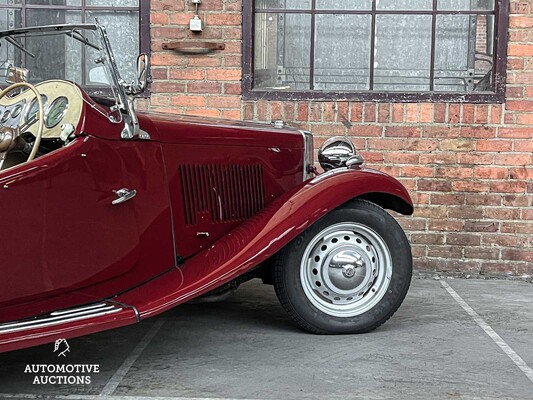 MG TD Cabriolet 54pk 1949, 09-SZ-01 Oldtimer