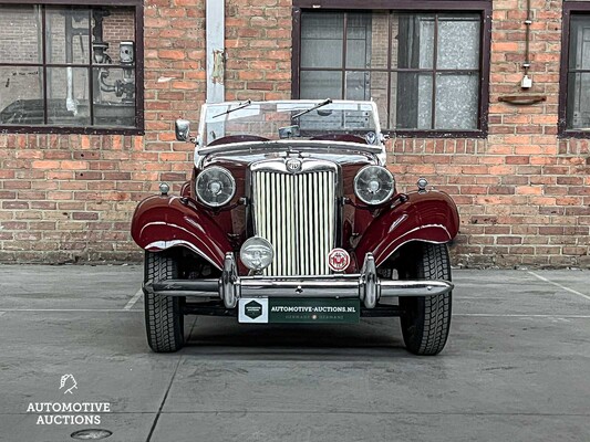 MG TD Cabriolet 54hp 1949, 09-SZ-01 Classic car