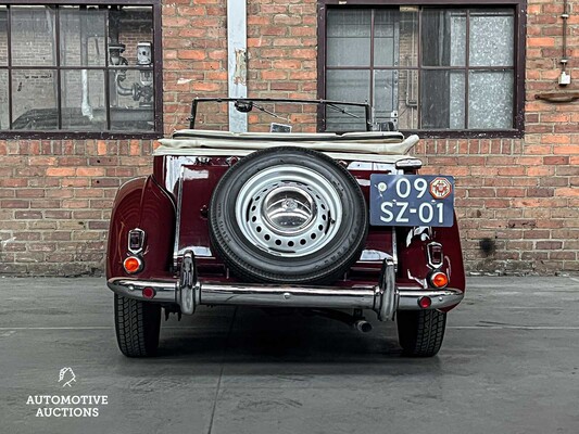 MG TD Cabriolet 54hp 1949, 09-SZ-01 Classic car