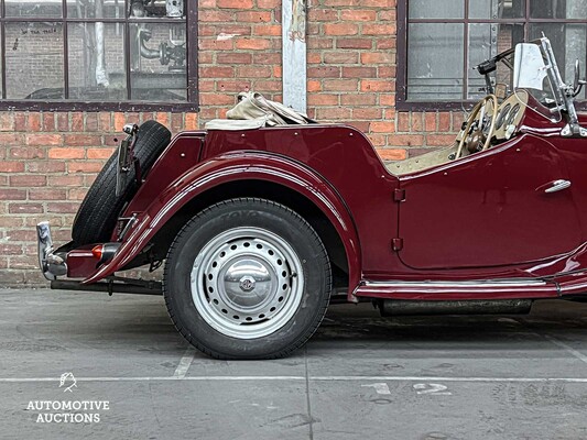 MG TD Cabriolet 54pk 1949, 09-SZ-01 Oldtimer