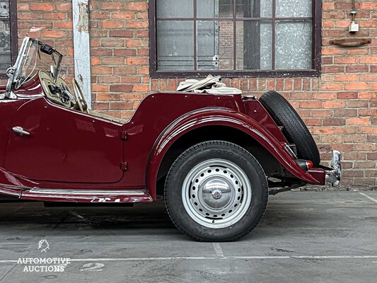 MG TD Cabriolet 54hp 1949, 09-SZ-01 Classic car