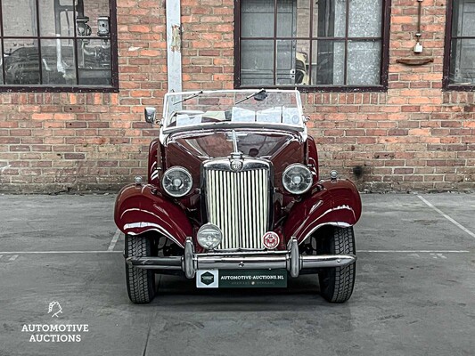 MG TD Cabriolet 54pk 1949, 09-SZ-01 Oldtimer