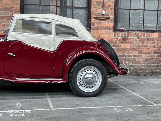 MG TD Cabriolet 54hp 1949, 09-SZ-01 Classic car