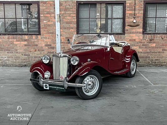 MG TD Cabriolet 54pk 1949, 09-SZ-01 Oldtimer