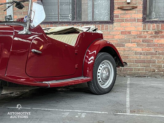 MG TD Cabriolet 54pk 1949, 09-SZ-01 Oldtimer