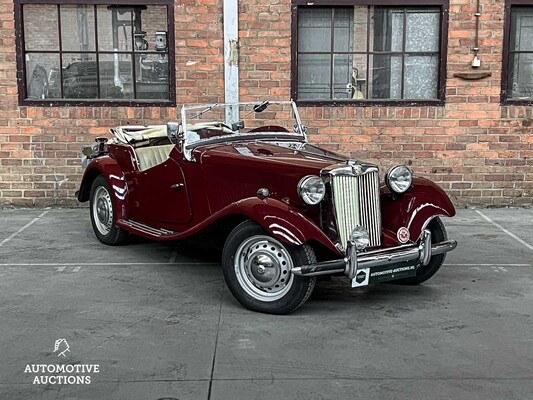 MG TD Cabriolet 54hp 1949, 09-SZ-01 Classic car