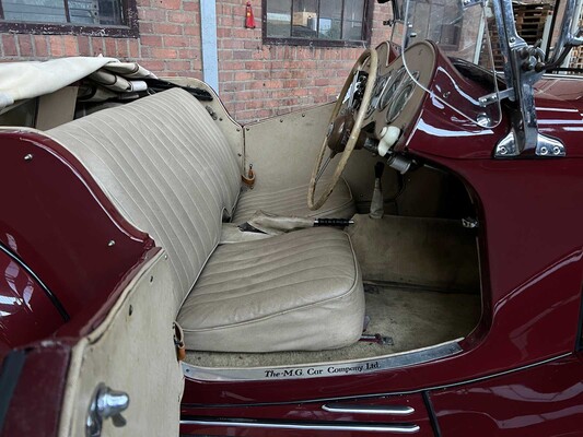 MG TD Cabriolet 54hp 1949, 09-SZ-01 Classic car