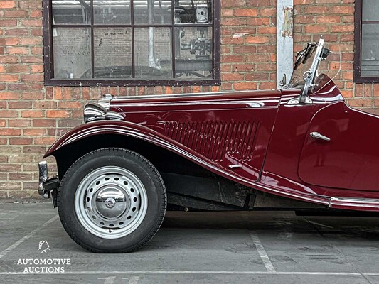 MG TD Cabriolet 54hp 1949, 09-SZ-01 Classic car