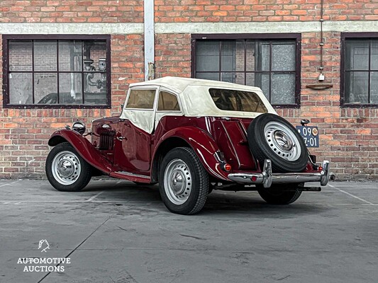 MG TD Cabriolet 54hp 1949, 09-SZ-01 Classic car