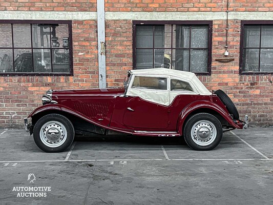 MG TD Cabriolet 54hp 1949, 09-SZ-01 Classic car