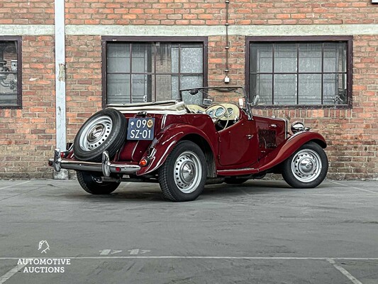 MG TD Cabriolet 54hp 1949, 09-SZ-01 Classic car