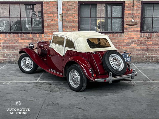 MG TD Cabriolet 54hp 1949, 09-SZ-01 Classic car