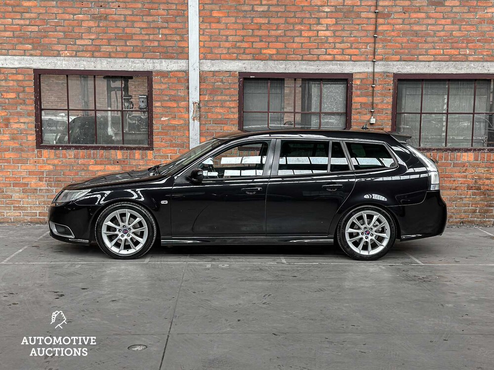 Saab 9-3 Sport Estate 2.8 T V6 Aero 256pk 2008, H-384-SG Youngtimer